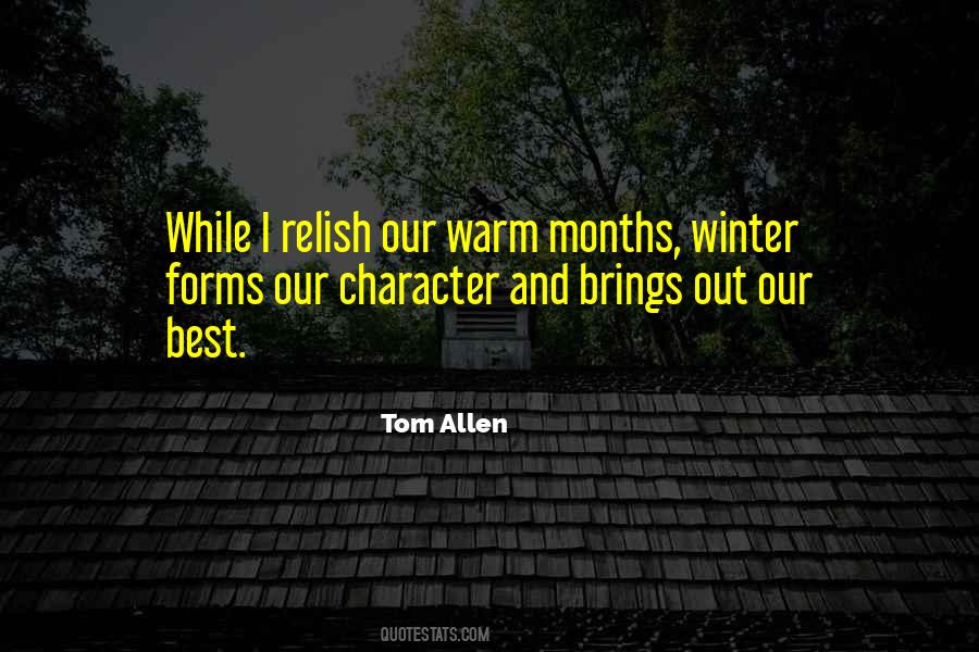 Quotes About Warm Winter #1022041