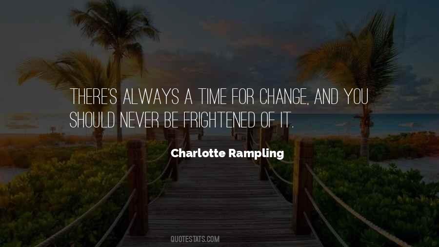 Quotes About Change Of Time #92390