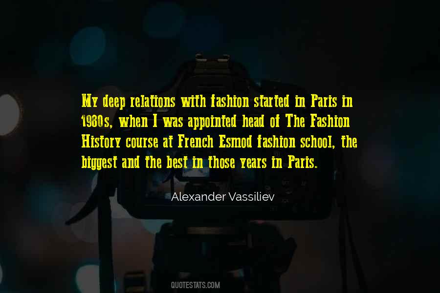 Quotes About Paris Fashion #322969