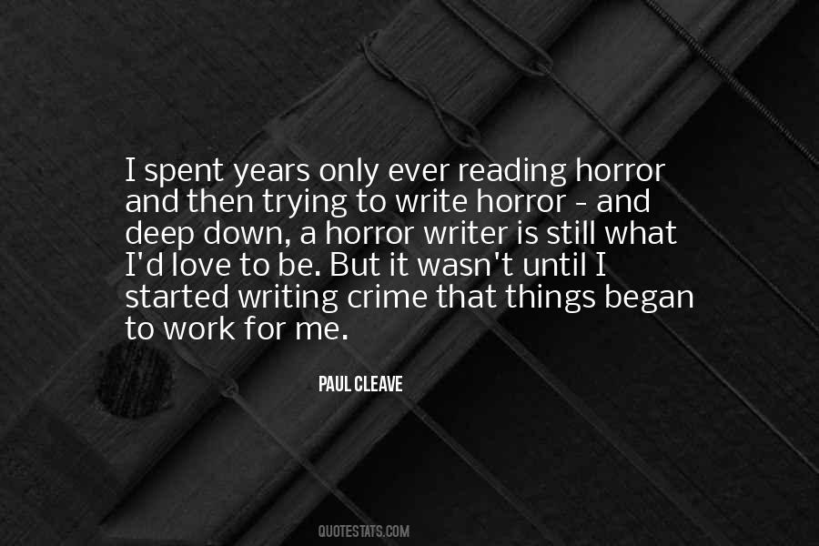 Horror Writing Quotes #1518823
