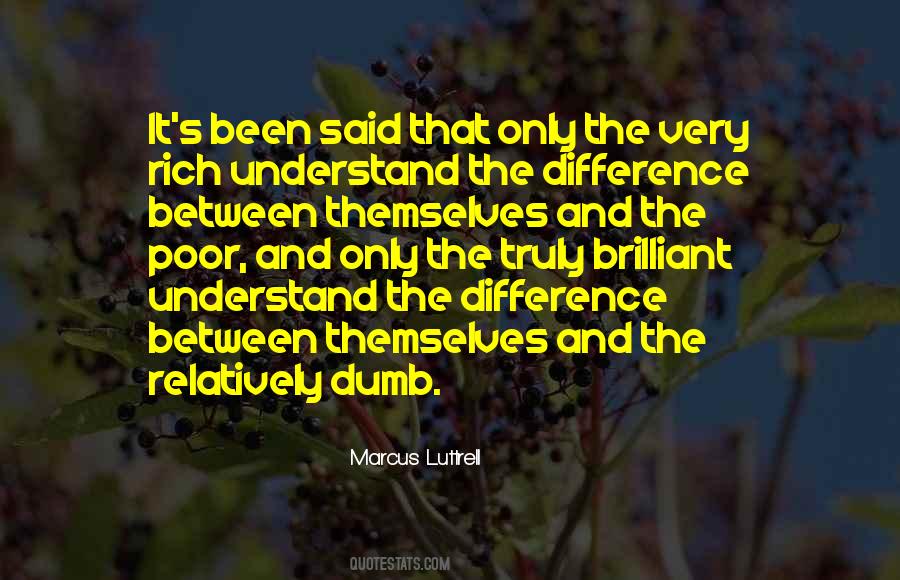 Quotes About The Difference Between Rich And Poor #625063