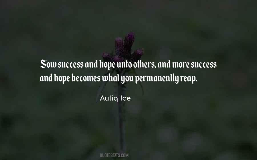 Hope Success Quotes #321956