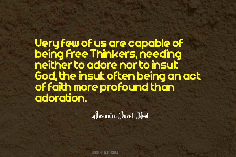 Quotes About Free Thinkers #587238