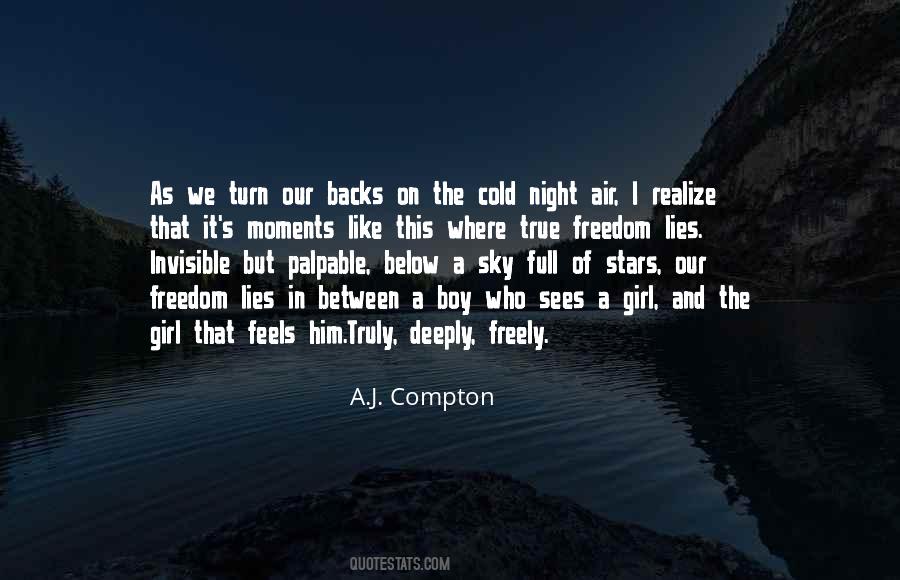 Quotes About The Night And Stars #274909