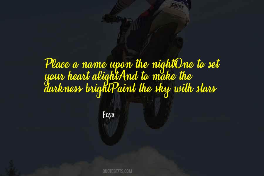 Quotes About The Night And Stars #59288