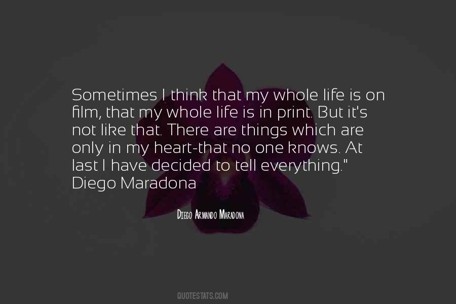 Quotes About Maradona #270728