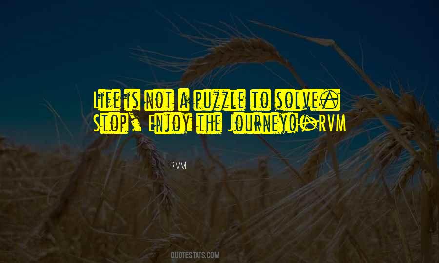 Life Is A Puzzle Quotes #1220242