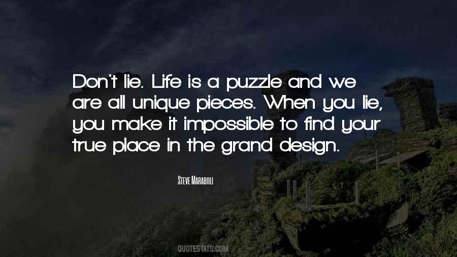 Life Is A Puzzle Quotes #1608753
