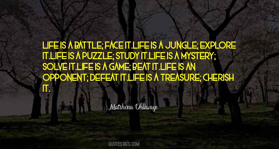 Life Is A Puzzle Quotes #301154