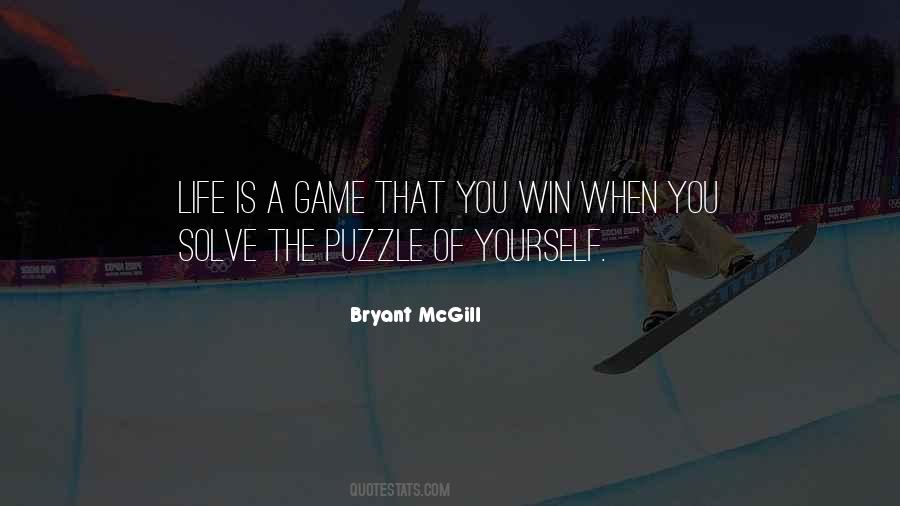 Life Is A Puzzle Quotes #693907