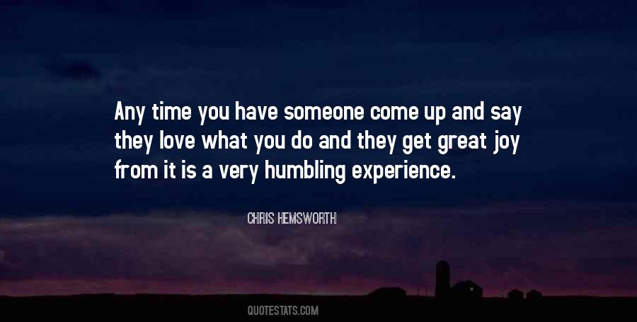 Quotes About Humbling Experiences #767463