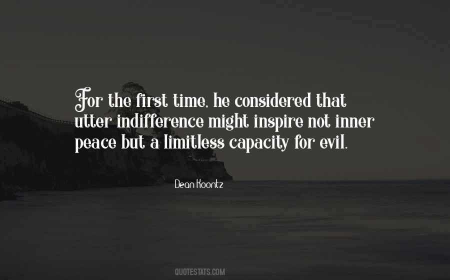Quotes About Indifference Evil #1650602