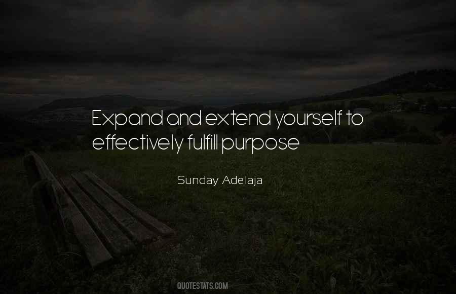 Quotes About Fulfilling Purpose #1106967