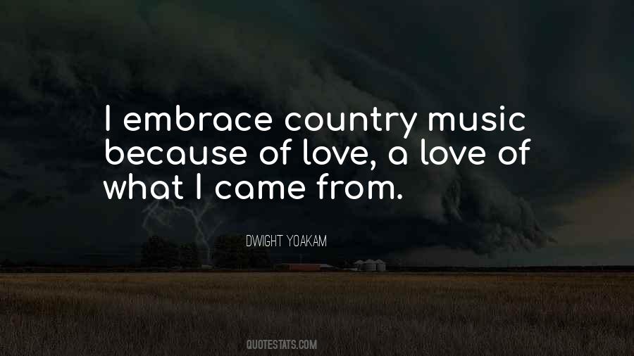 Quotes About Country Music Love #135265