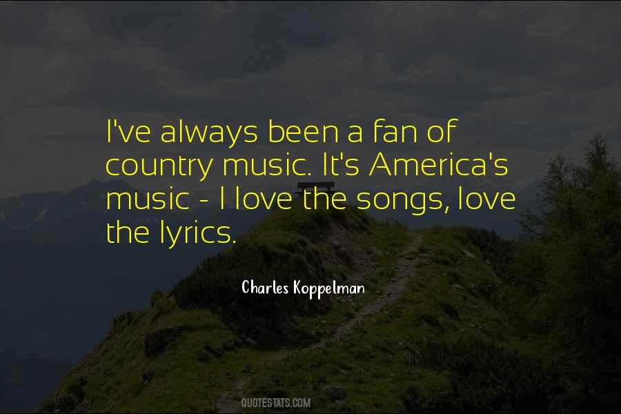 Quotes About Country Music Love #245834