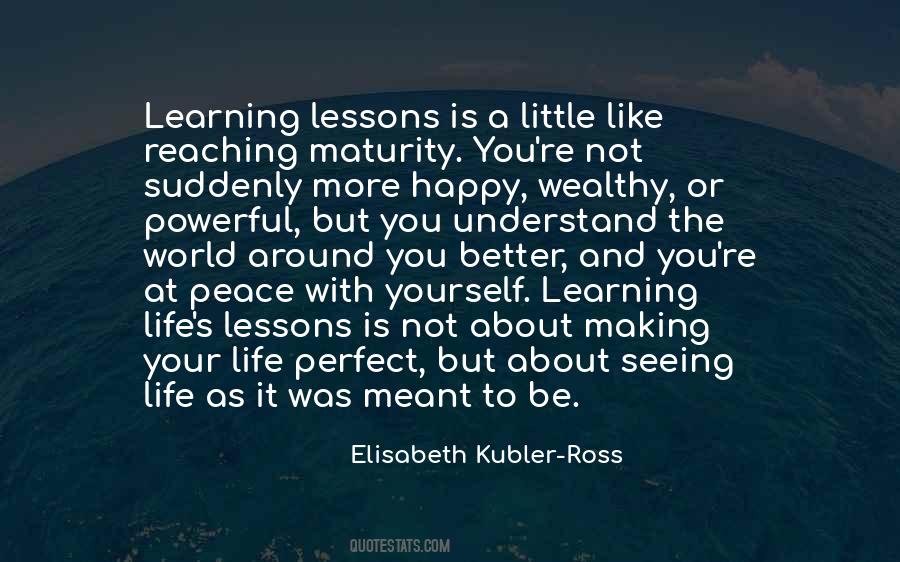 Quotes About Learning Lessons #395279