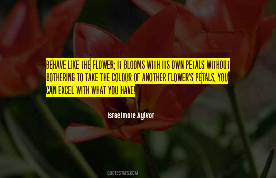 Quotes About Flower Blooms #1015461