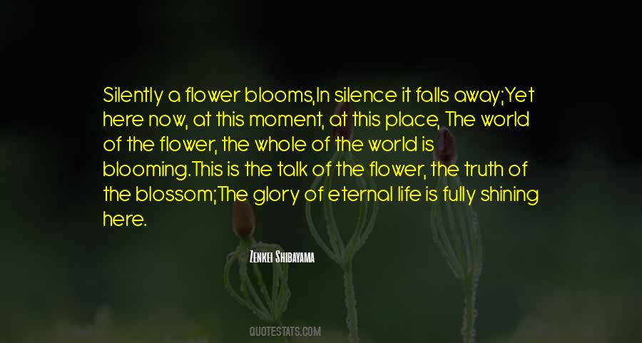 Quotes About Flower Blooms #687607