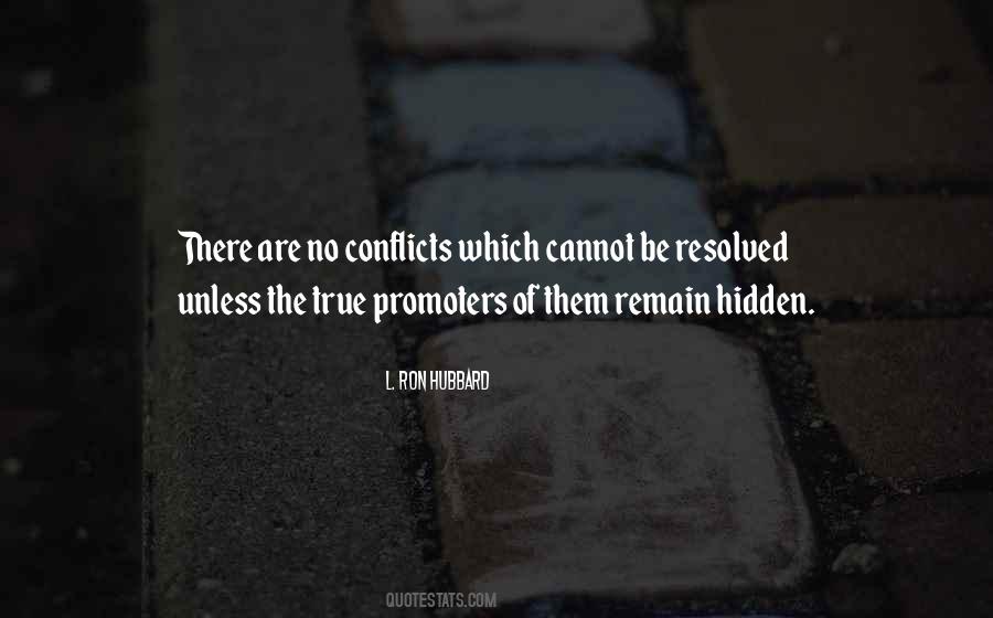 Quotes About Conflicts #1038495