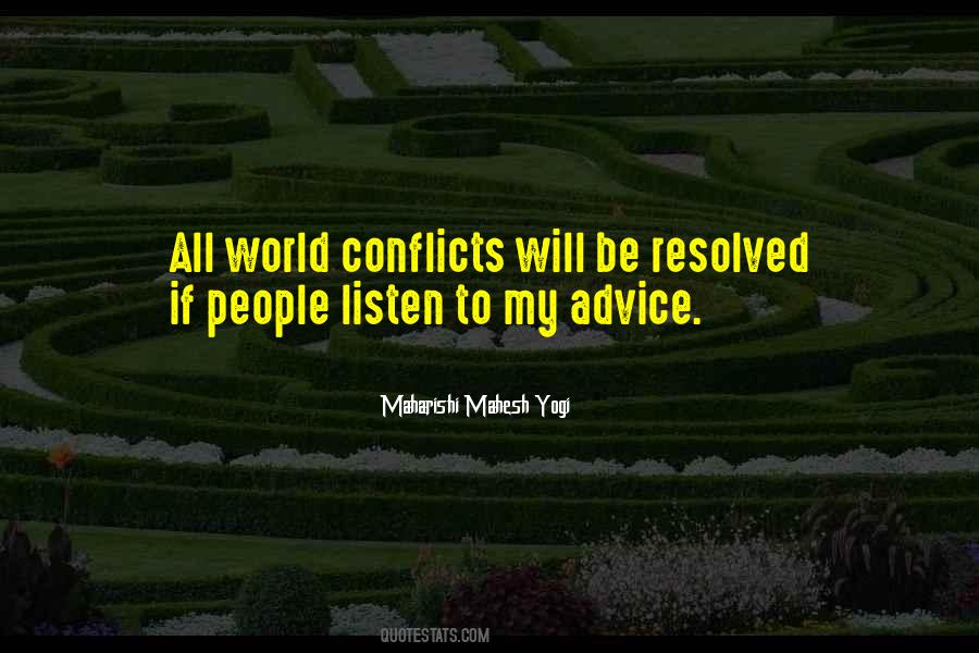 Quotes About Conflicts #1225258