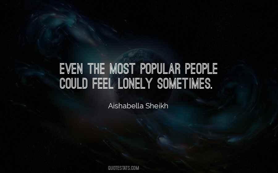 Lonely Loneliness Quotes #343955