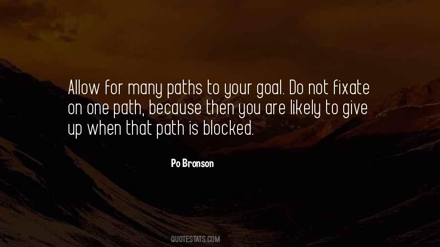 Quotes About Blocked Paths #1738151