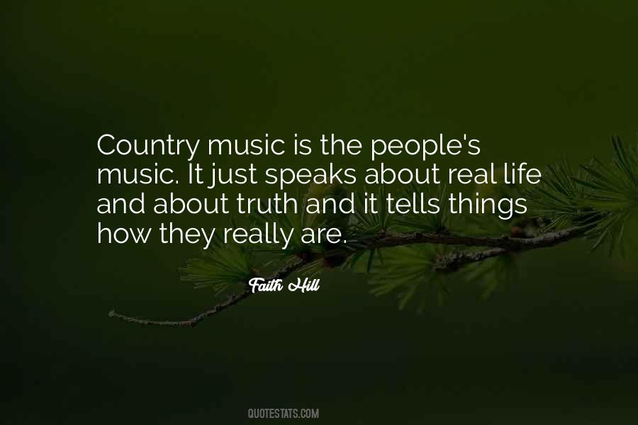 Quotes About Country Music And Life #1695576