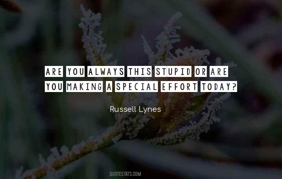 Quotes About Making Effort #135015