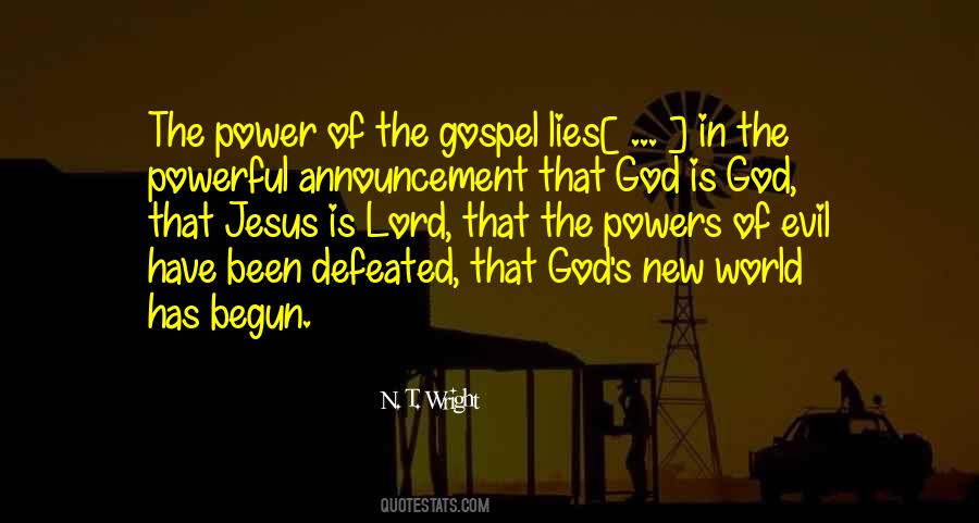 Quotes About Evil Power #114215