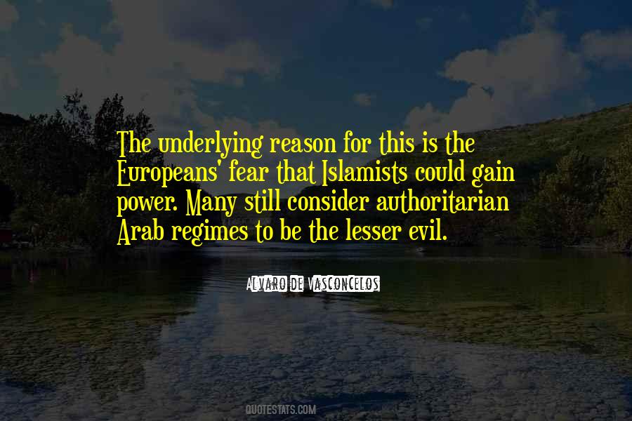Quotes About Evil Power #219463