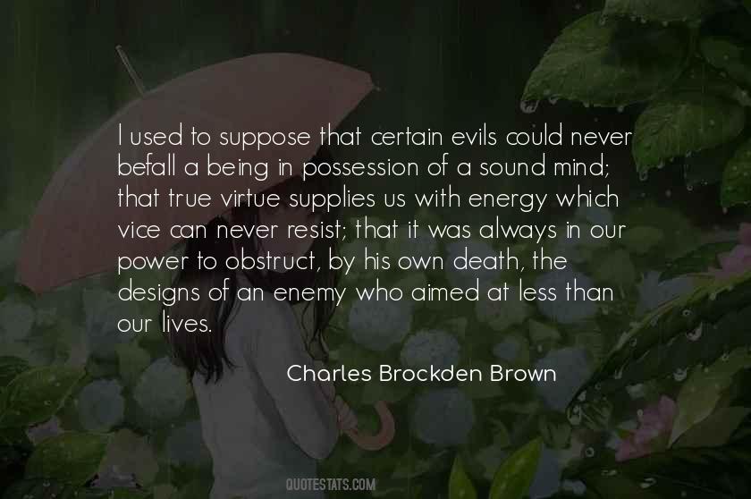 Quotes About Evil Power #244016