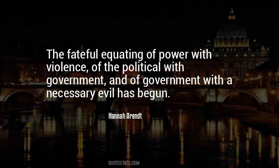 Quotes About Evil Power #456274