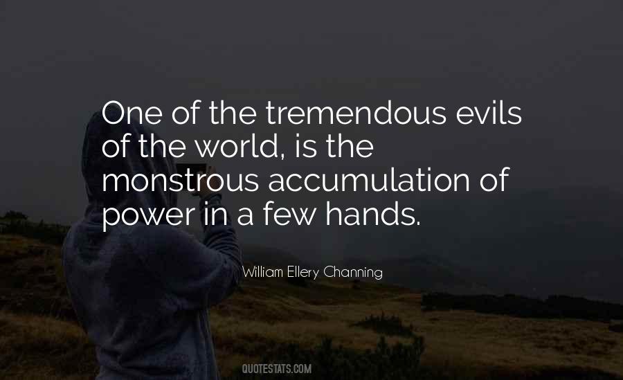 Quotes About Evil Power #494364