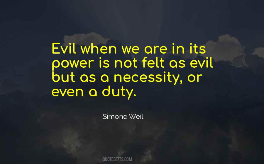 Quotes About Evil Power #61525