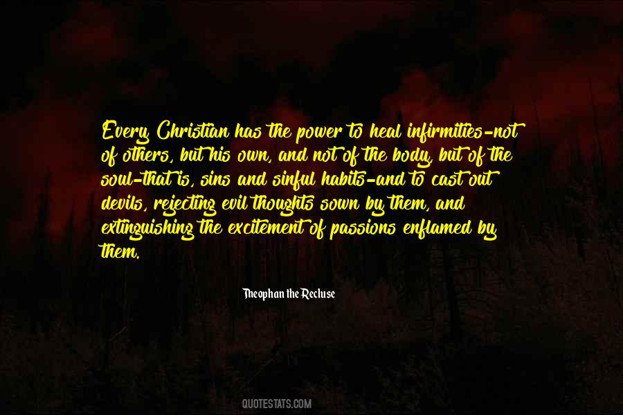 Quotes About Evil Power #6571