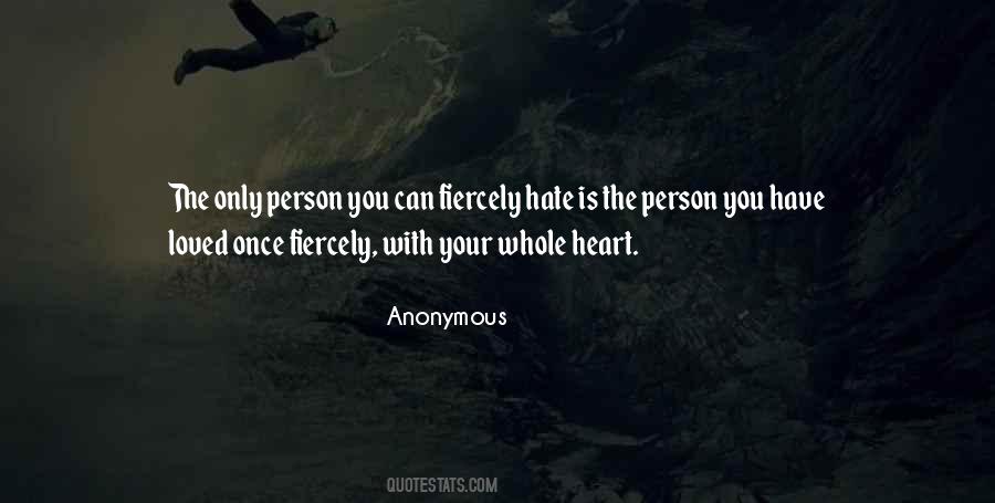 Quotes About The Person You Once Loved #960132