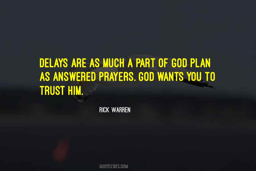 Quotes About Trust In God's Plan #1194574