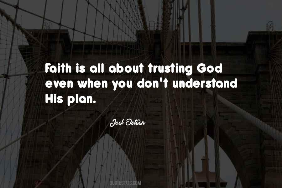 Quotes About Trust In God's Plan #1198051