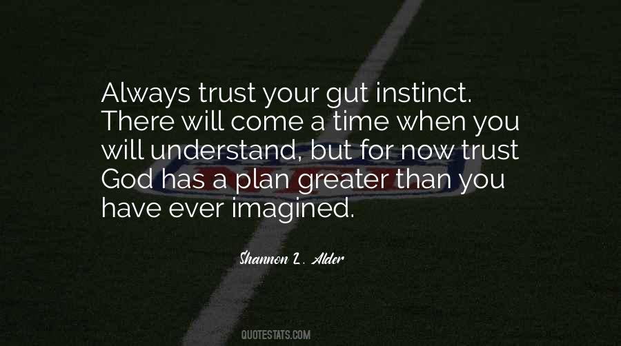 Quotes About Trust In God's Plan #134675