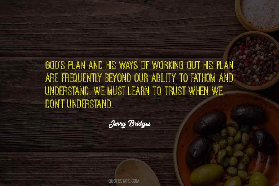 Quotes About Trust In God's Plan #1623538