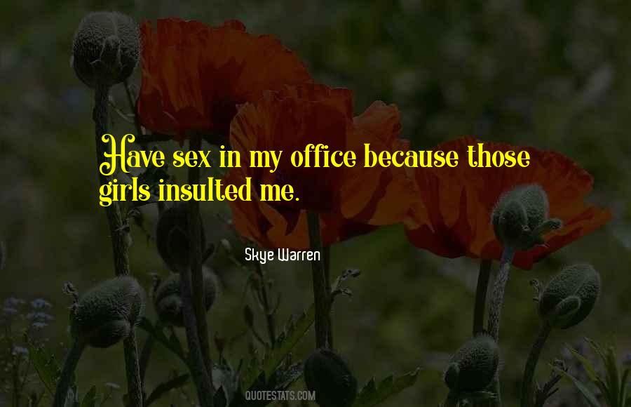 Office Girls Quotes #365007
