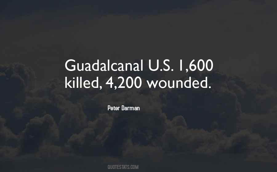 Quotes About Guadalcanal #1115730