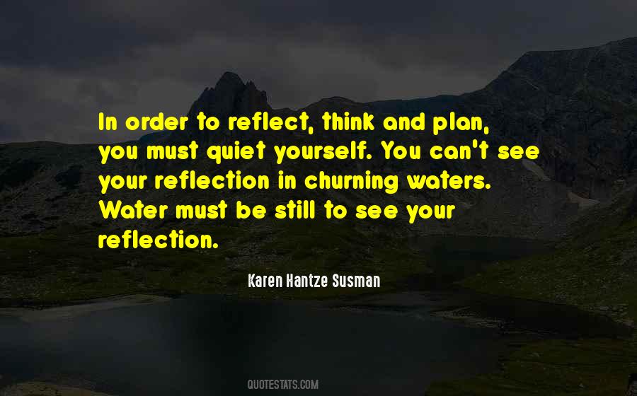 Quotes About Water Reflection #99416