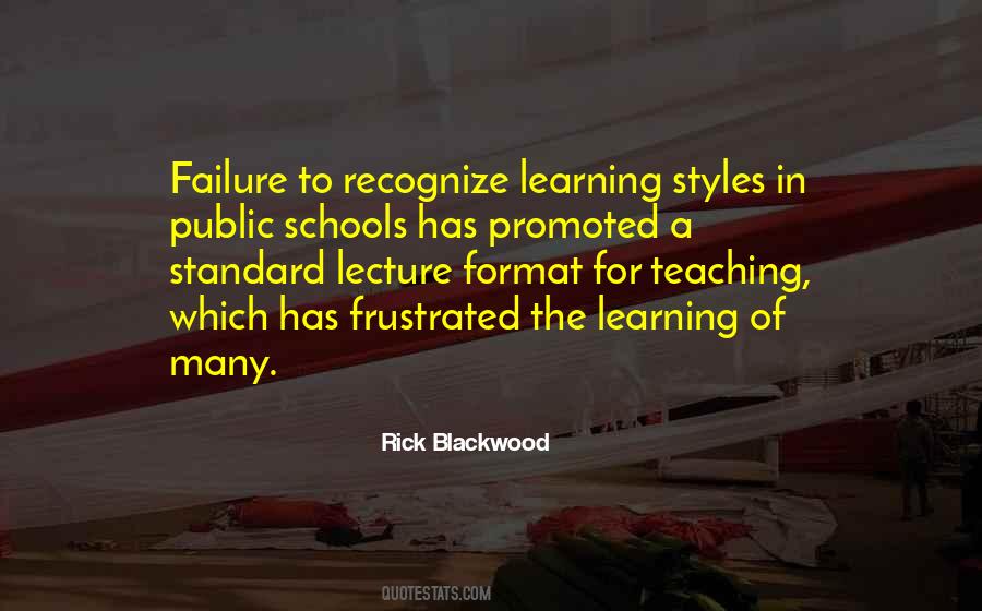 Quotes About Styles Of Learning #1832814