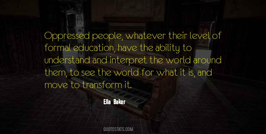 Transform Education Quotes #1353982
