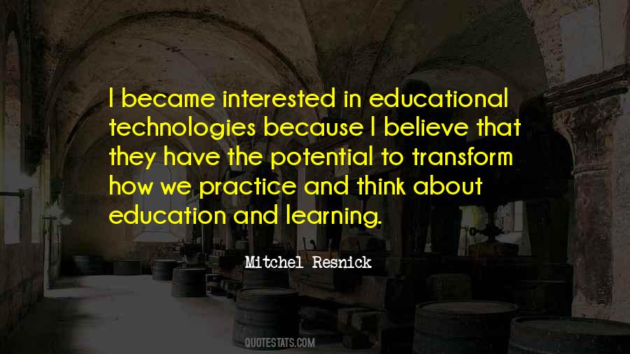 Transform Education Quotes #1840006