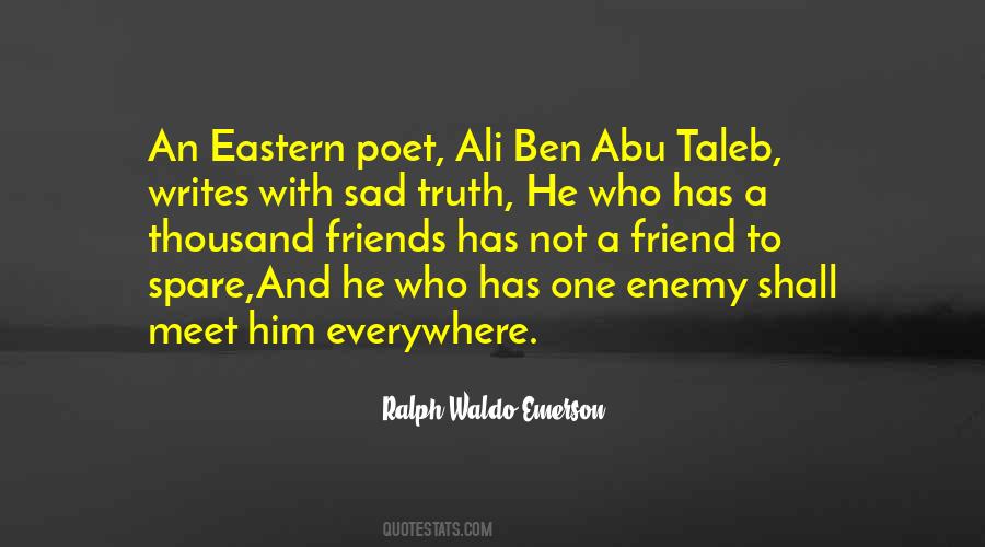 Quotes About Enemy Friends #32322