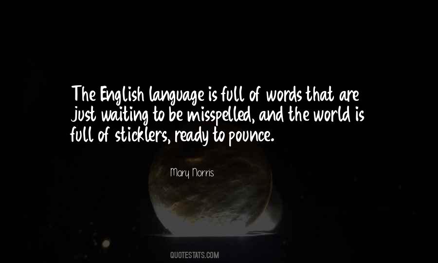 Quotes About The English Language #1761241