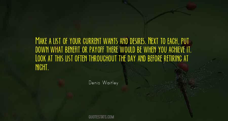 Quotes About Desires And Wants #631731