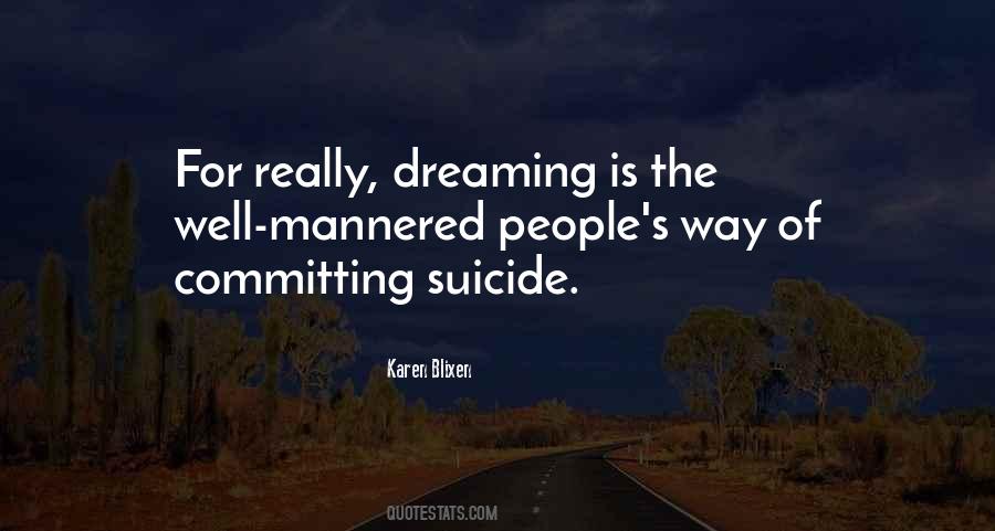 Committing Suicide Quotes #1093249